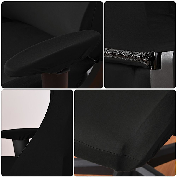 1 set gamingstolsskydd stretch datorspel stolsskydd armstödsöverdrag