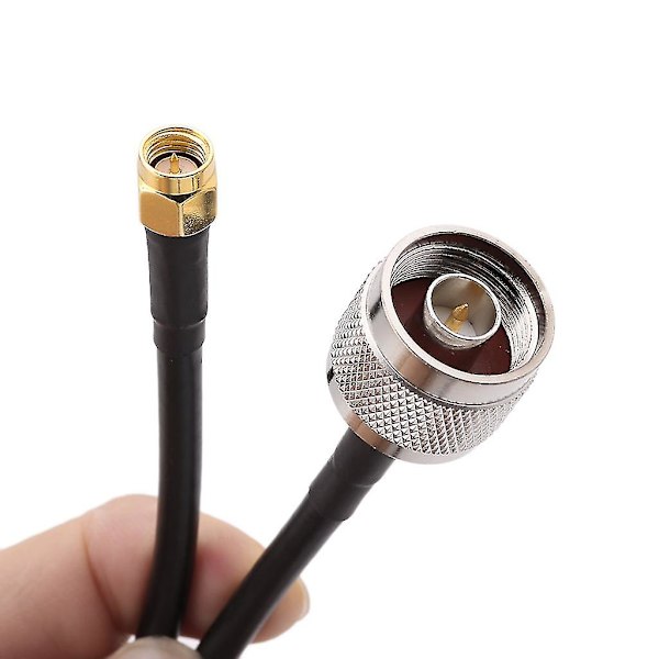 SMA Han til N Han RG58 Pigtail Kabel 50cm Stik Wifi Antenne Kabler
