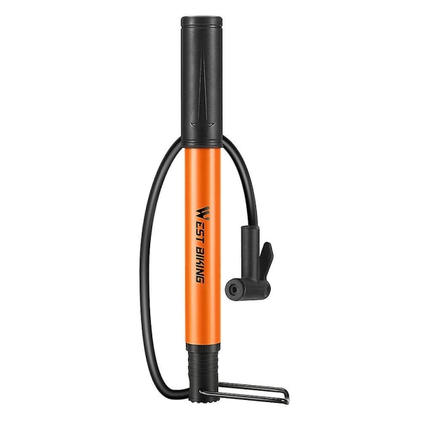 90psi Cykelpump Aluminium Cykel Hand Luftpump Däckpump Presta Valve Road Cycling Pump,orang