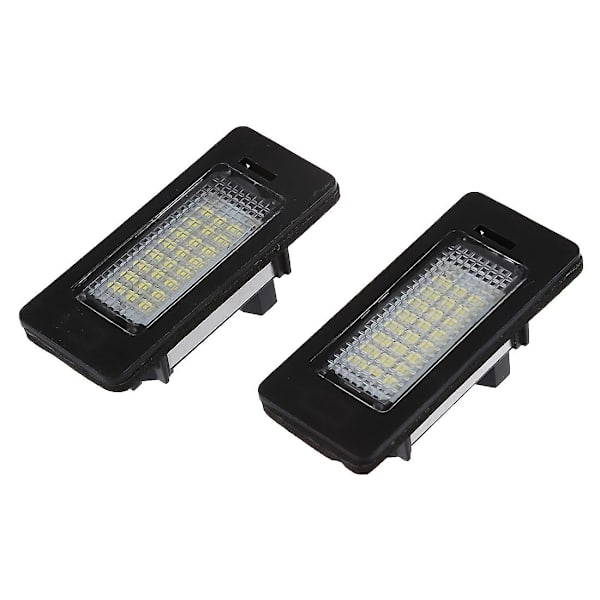 Pair Free 24 3528 Led Rekisterikilven Valo Lamppu E39 E60 E61 E90 5 Sarjalle