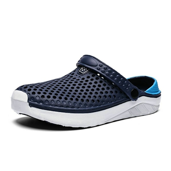 Mote Mote Strand Sandaler Tykke Såler Sklisikre Tøfler Lett Sommer Flip Flops Hagesko Blue 41