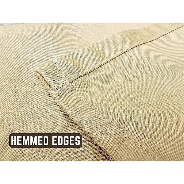 100% Bomuldsstof Servietter Sæt af 12 Beige Middagsservietter Linned Servietter Vaskbare Genanvendelige Spisebord Bryllup Fest