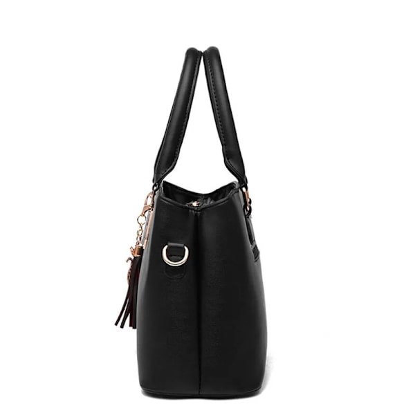 Naisten suunnittelijan olkalaukut, rennot kassi- ja crossbody-laukut, muodikkaat ja ylelliset, 2 kappaletta setissä black