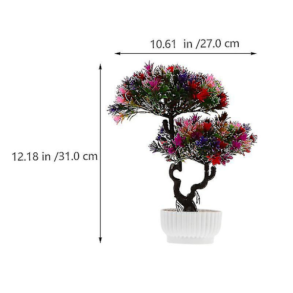 2 stk. Plastik Blomsterpotte