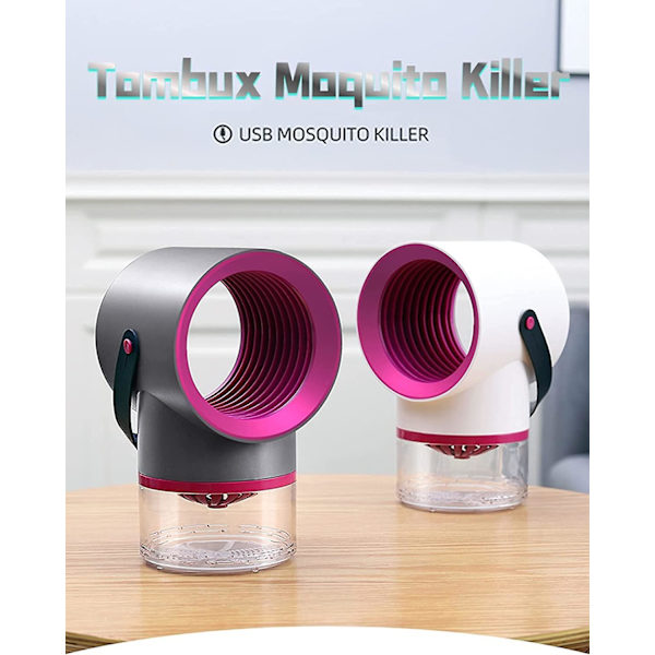 Myggfällor, Usb Flygande Insektsfälla Fruktfluga Myggdödare Inomhus Insektsfälla Vit