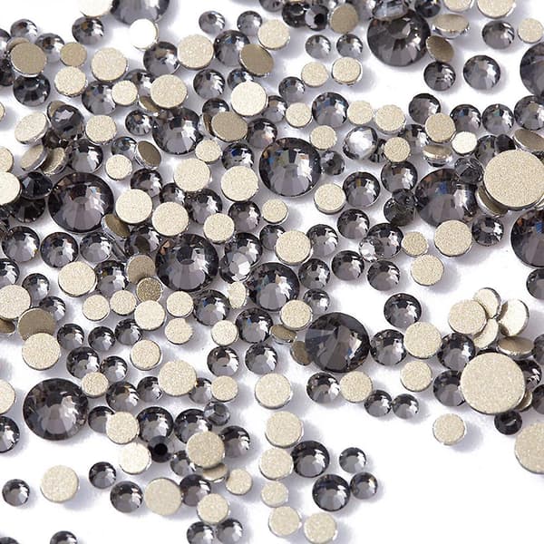 Grønne Krystall Flatback Grønne Rhinestones Spiker