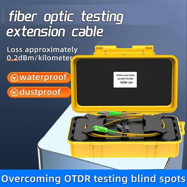 150M fiberoptisk OTDR-startkabelbox SC/-SC/ SCAPCSCAPC