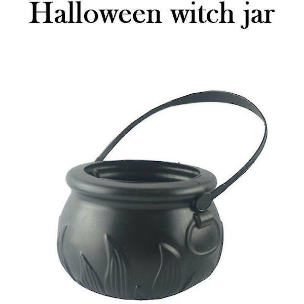 Halloween Häxkittel Rökdimma Maskin Led Chaudron Häxa Halloween Rök Apparat Färgförändrande Rekvisita