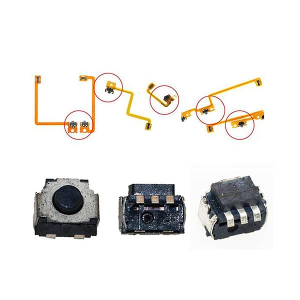 10 st -switch L R-knapp för Nintend Switch Lr-knapp Tryck Mikrobrytare för Switch Ns Joystick