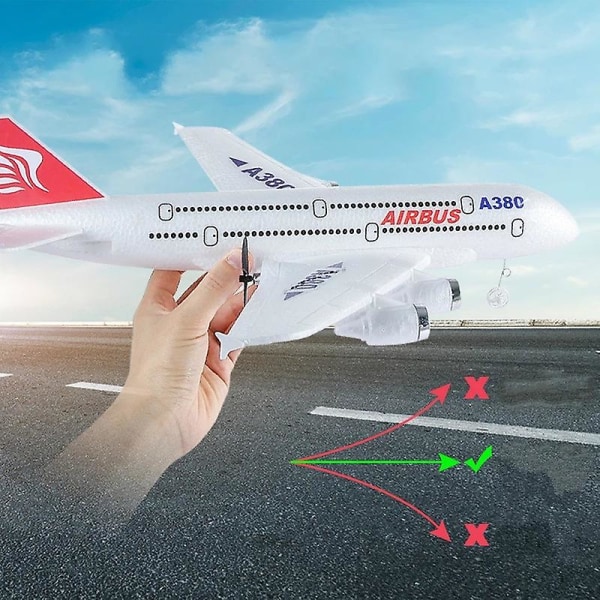 Airbus A380 RC-flygplan Boeing 747 RC-plan Fjärrstyrd flygplan 2.4g Fastvingad flygplansmodell RC-flygplansleksaker för barn pojkar