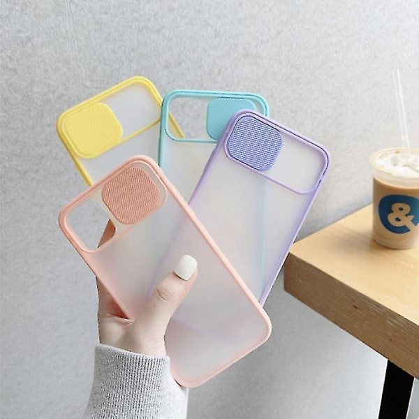 iPhone 6 Kameraskyddande Skal - Mjuk TPU Transparent Linsfodral Rosa
