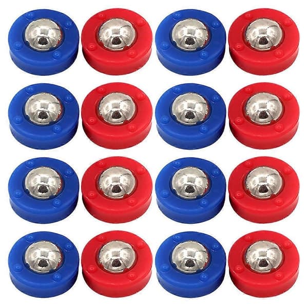 Mini Shuffleboard Rollers Set för Curling Spel 20 Delar Stål Plast Delar