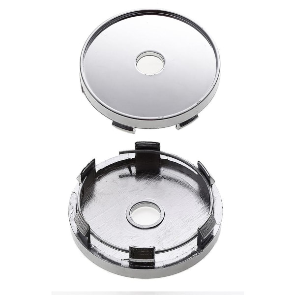 4x 60mm Racing Bilhjul Center Hub Caps Bilhjul Center Cap Støv Cover Styling