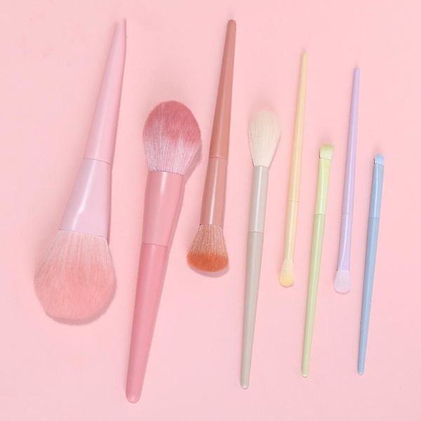 Professionella Kosmetiska Sminkborstar 8-pack Set/kit Kosmetisk Borste Skönhetsmakeupborste Sminkborstar Kosmetisk Foundation Med