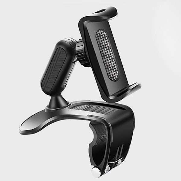 Telefonholder til bilens dashbord, 360 graders rotasjon, speilmontert klips, multifunksjonell, for Xiaomi, Huawei, iPhone 12