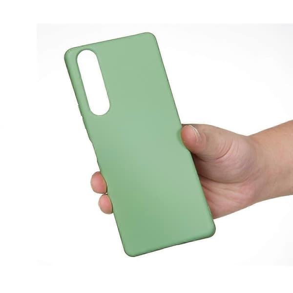 Flytande Silikonskal för Sony Xperia 5 II - Grön