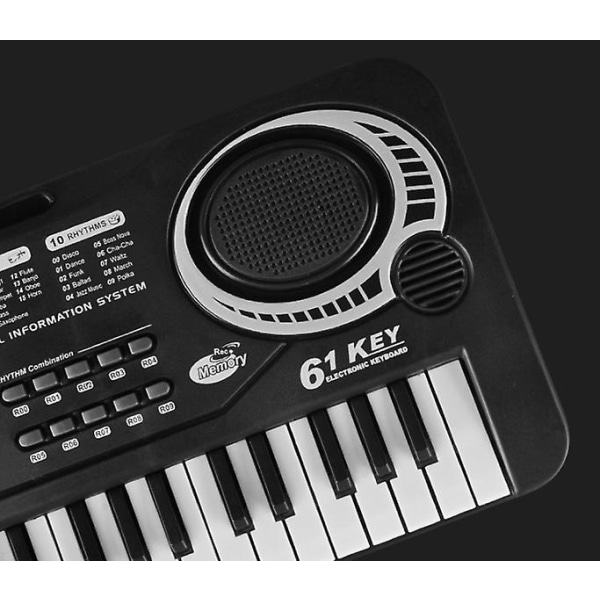Keyboard Piano 61 Key Bærbart Multifunktionelt Keyboard Keyboard Klavermusik Børnelegetøj Orgel med mikrofon