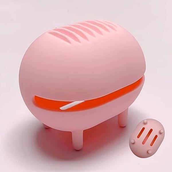 Beauty Blender Etui Rejse Makeup Svampebeholder Pink Beauty Blender Opbevaring Silikone Beauty Svampe Blenderbeholder Makeup Æg Puff Beholder Cosm