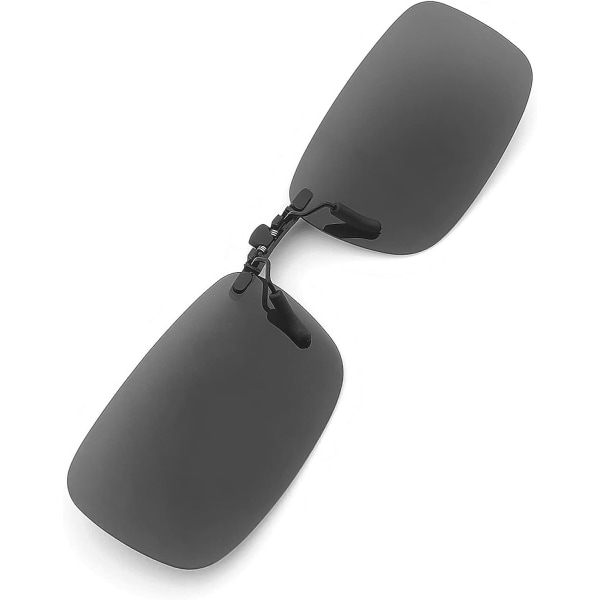 Polariserade Clip-on Solglasögon över Glasögon Anti-bländande UV400 Polariserade Unisex Clip-on Solglasögon för Glasögon Män Kvinnor