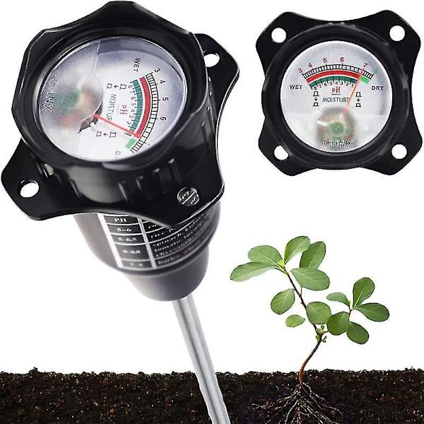 Lang Sonde Dyb Jord PH Fugtighedsmåler 2 i 1 Tester - Professionel Test Hygrometer til Store Potteplanter Havebrug Landbrug