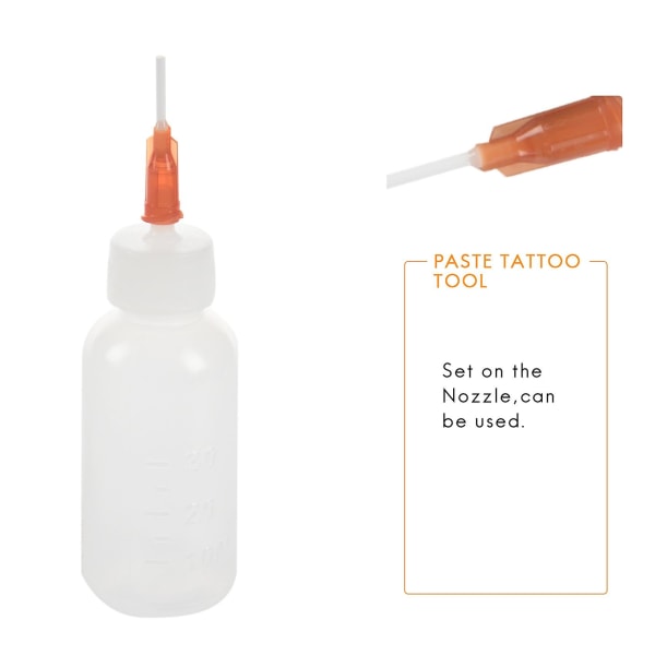 16 stk/sett Henna Kit Applikator Munnstykker Flasker Paste Tattoo Body Art Tegneverktøy
