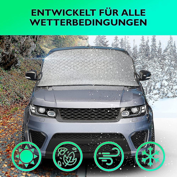 Hayatec Solskydd Bil Frontscheibe Täcke Bil Vindruta Fällbar