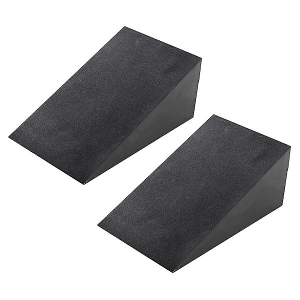 2 st Yogamattor, Justerbar Squat Ramp, Lutande Bräda Styrka För Knäböj Och Marklyft