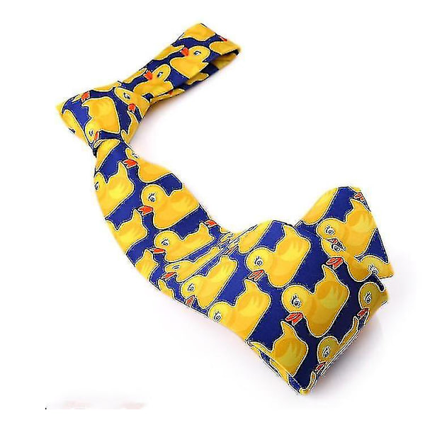 2-pack And-Tie Blå och Gul - Rolig slips