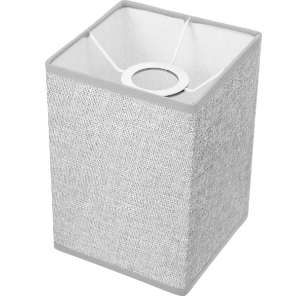 Lampabåge i linne, rektangulär, linnelampskärm, golvlampa i linne, bordslampa