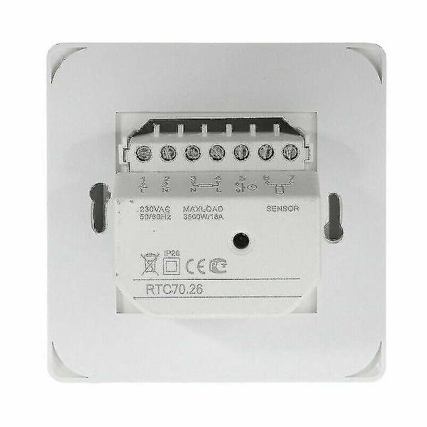 Elektrisk gulvvarme termostat temperaturkontrolkontakt + sensorkabel