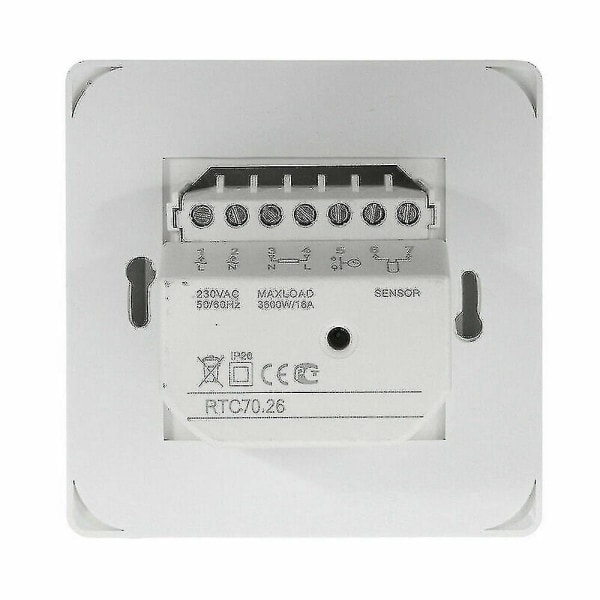 Elektrisk gulvvarme termostat temperaturkontrollbryter + sensorkabel