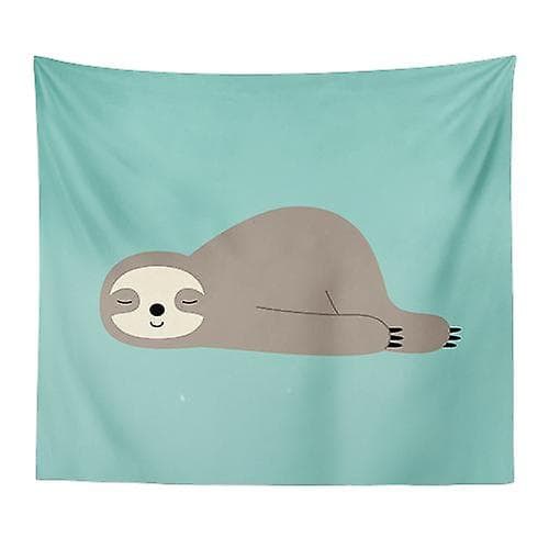 Sloth Print Gobeliner Til Dekoration 200*150cm