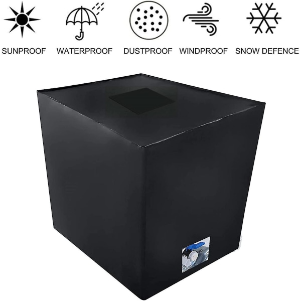 Vattentanklock, Lock för 1000 L IBC-Tank med Rektangulärt Lock 116 X 100 X 120cm