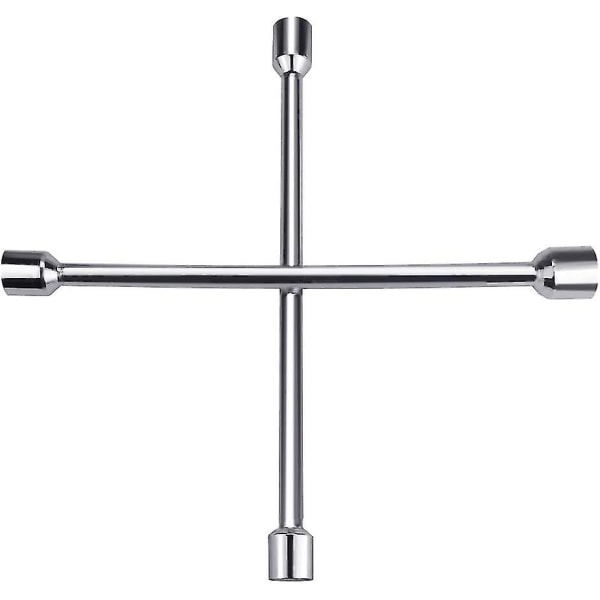 Auton ristiavain 35*35cm Auton pyörän ristiavain Auton pyörän ristiavain (hopea)