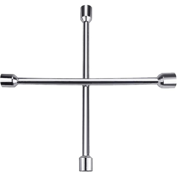Bil Cross Key 35*35cm Bil Wheel Cross Key Bil Wheel Cross Key (sølv)