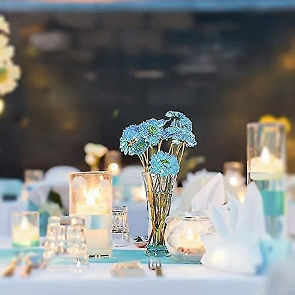 24 stk Hjerteformede LED-telys LED-lys til Valentinsdag Bryllup