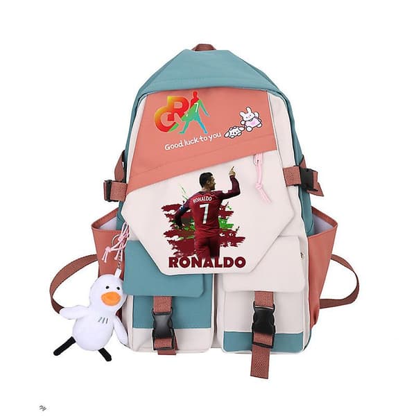 Cr7 Casual Student Backpack Junior High School Campus Aphmau Large Capacity School Bag