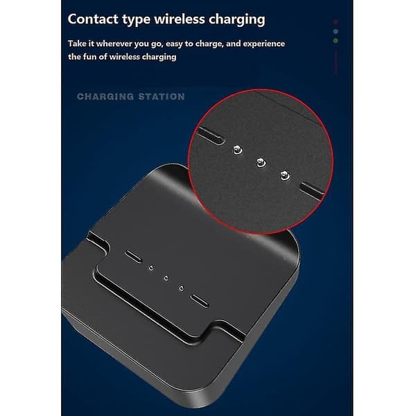 Trådløs USB-opladningsbase til Elite 2 Game Controller håndtagoplader Dual Gamepad-oplader St