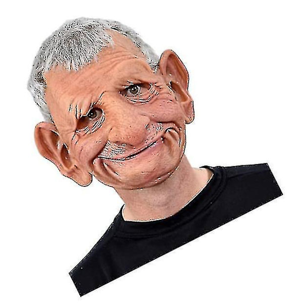 Halloween Iso Korvat Vanha Mies Naamio Pelottava Mies Päähine Koko Kasvo Naamiot Cosplay Juhla Rekvisiitta
