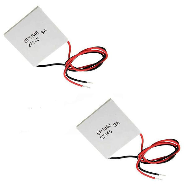 2 kpl 40x40mm termoelektristä generaattoria Sp1848-27145 Peltier Teg -moduulia