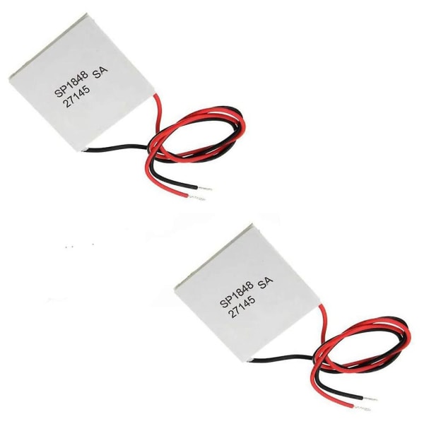 2 stk 40x40mm Termoelektrisk Generator Sp1848-27145 Peltier Teg Modul