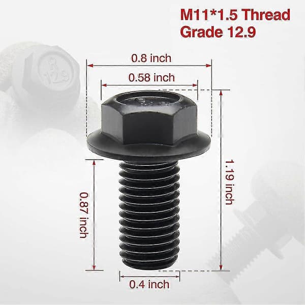 12.9 Ls Transmissionsvänghjulsbultar för Ls-motorer Ls1 Ls2 Ls3