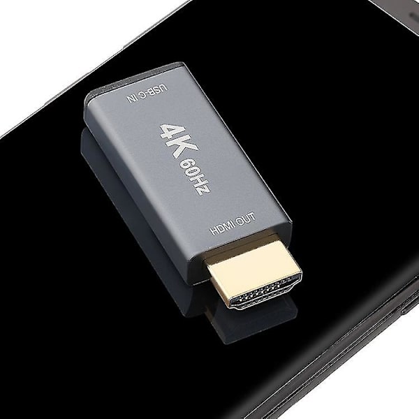 Usb3.1typec hona till hdmi hane hd-adapter 4k@60hz USB c hona till hdmi-adapter