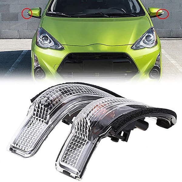 2 stk. Sidebakspejl Blinklys For Yaris Prius C Venza