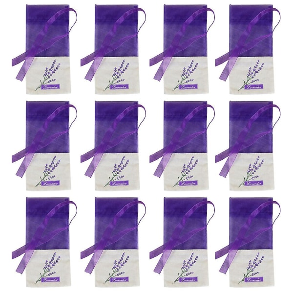 1 sett 15 stk lavendelposer tomme lavendelposer Lavendelduftposer