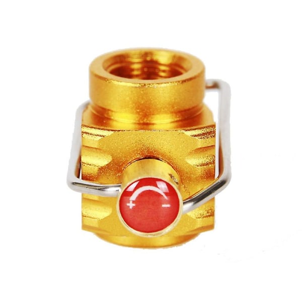 Camping Gas Saver Plus Gas Converter Shifter Refill Flat Tank Conversion Adapter Camping Gas Adapter Valve, guld