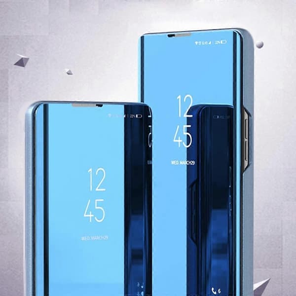 Lemonda til iPhone 16 Etui med Visningsvindue, Stativ, Læder Flip Telefoncover - Sølv Style Silver