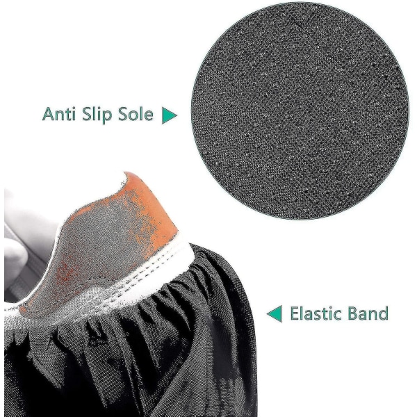 100 Pairs Of Reusable Non-slip Shoe Covers