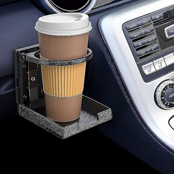 2 stk. Bilkopholder, Universal Foldbar Drikkedurksholder Flaskeholder Kopholder Gave