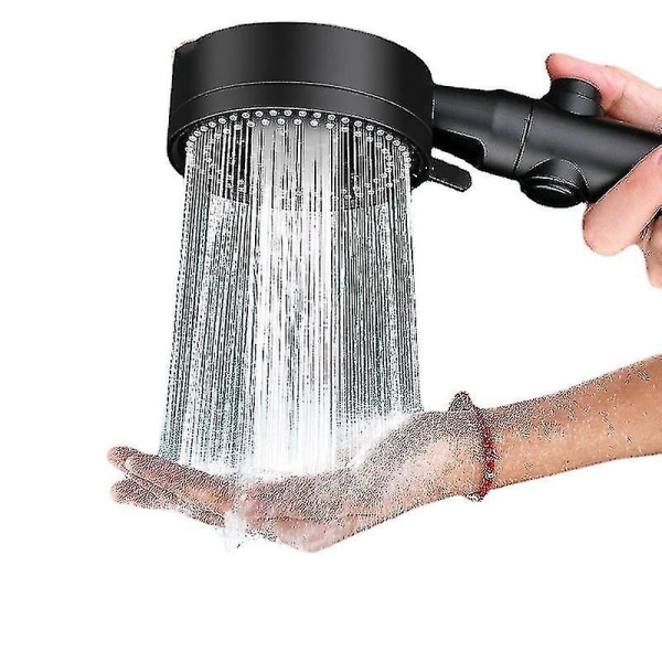 Shower Head, High Pressure Hand Shower Head With 5 Jets 5 Speed Pressurized Hand Shower (black)